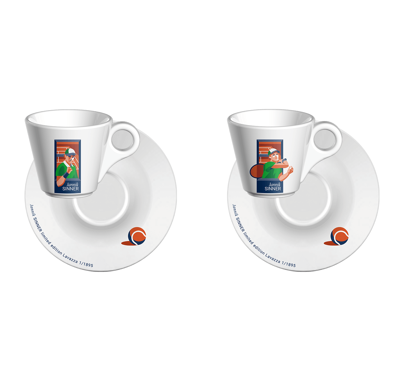 Espresso Set Jannik Sinner - Clay Edition