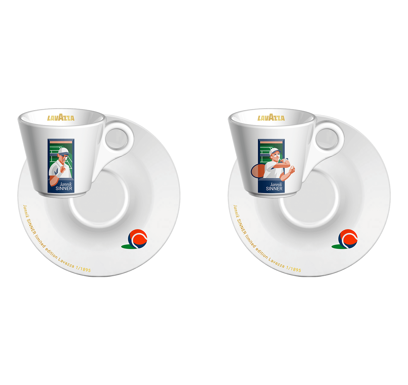 Espresso set Jannik Sinner - Gold edition Grass