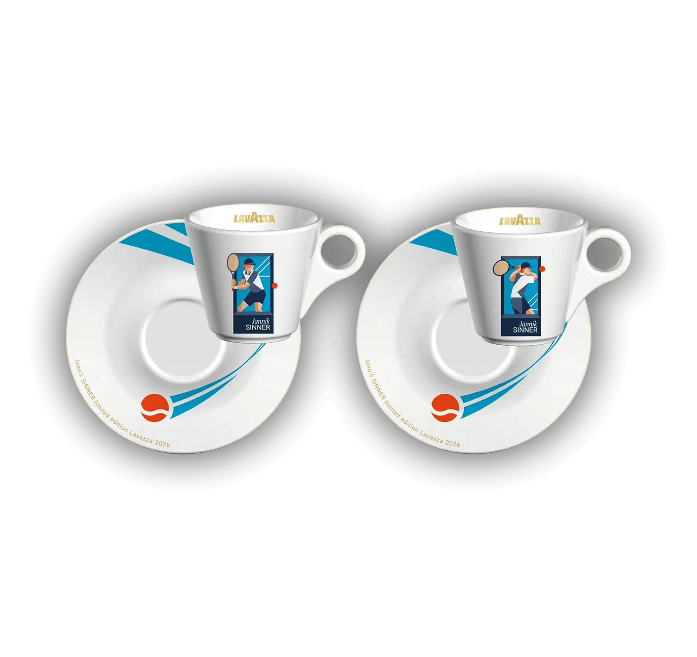 Espresso set Jannik Sinner - Gold edition 2026 